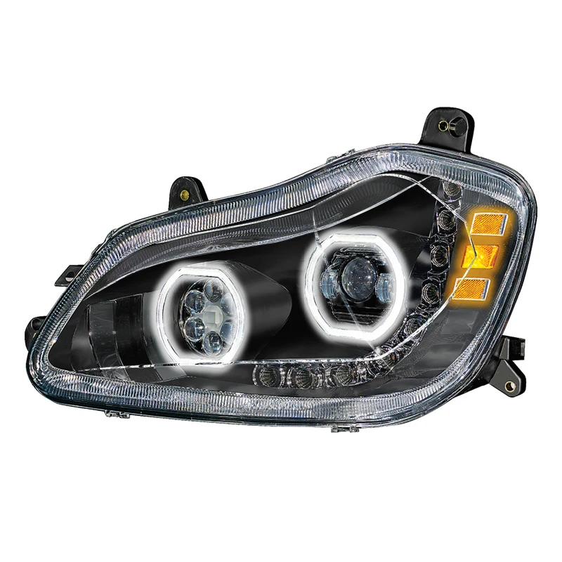 Kenworth T680 2013-2021 LED Headlight (Black) LH Automann - 564.59090DBY
