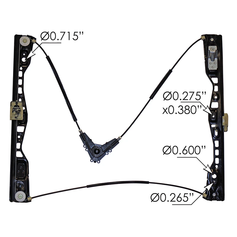 2018-Up Freightliner New Cascadia Manual Window Regulator RH Automann - HLK2788