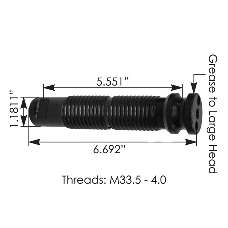 Volvo VNL 670 (2004-2018) Leaf Spring Bushing/Hanger Bolt Automann - M5450