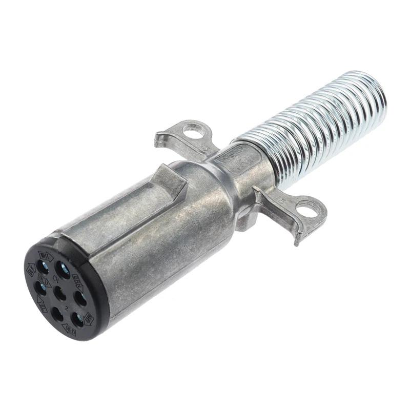 Universal 7-Pin Plug with Cable Guard Zinc Die-Cast Phillips - PHI15-730-1