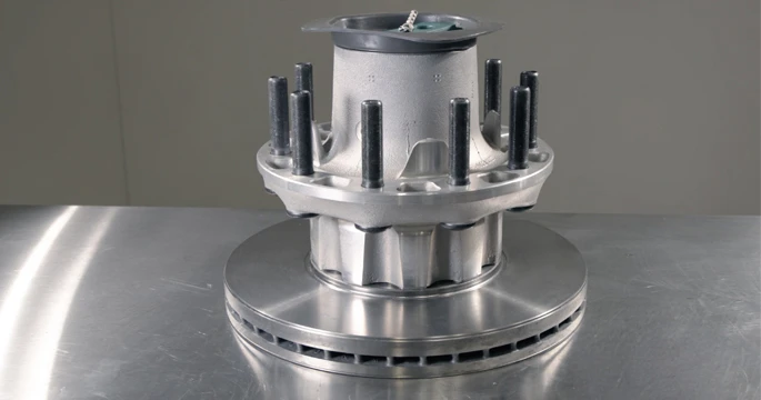 R Drive PreSet Hub & Rotor Assembly HP10 ABS ConMet - 10086474