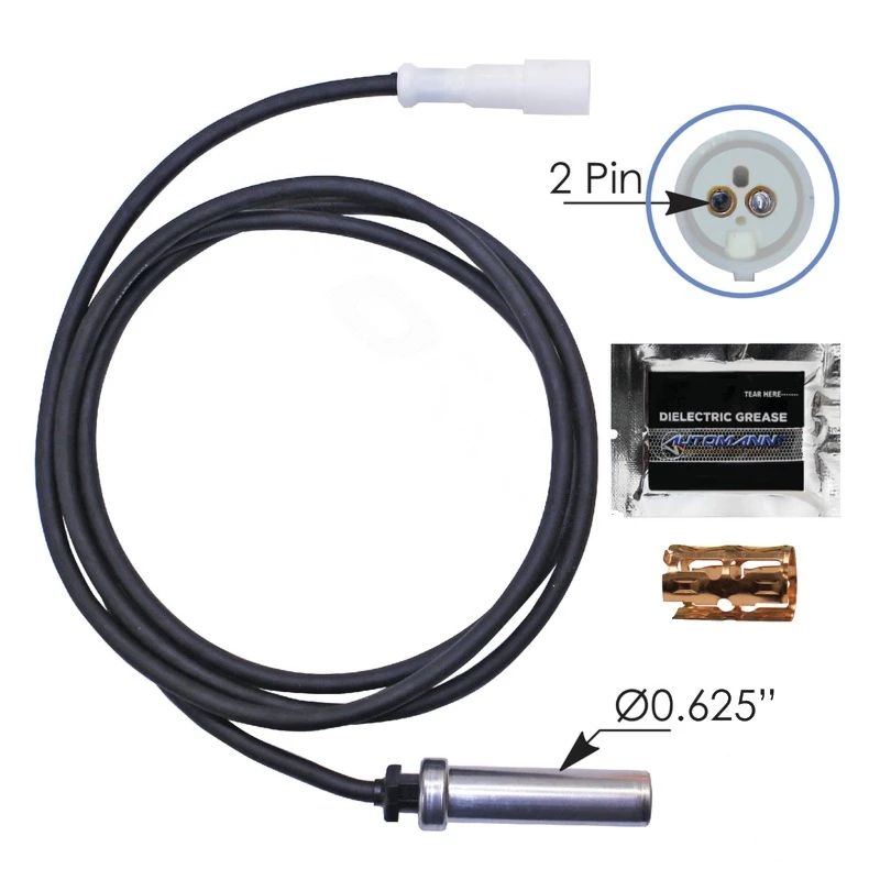 Volvo ABS Sensor Front/Rear Straight Head 66in Automann - 577.A801543