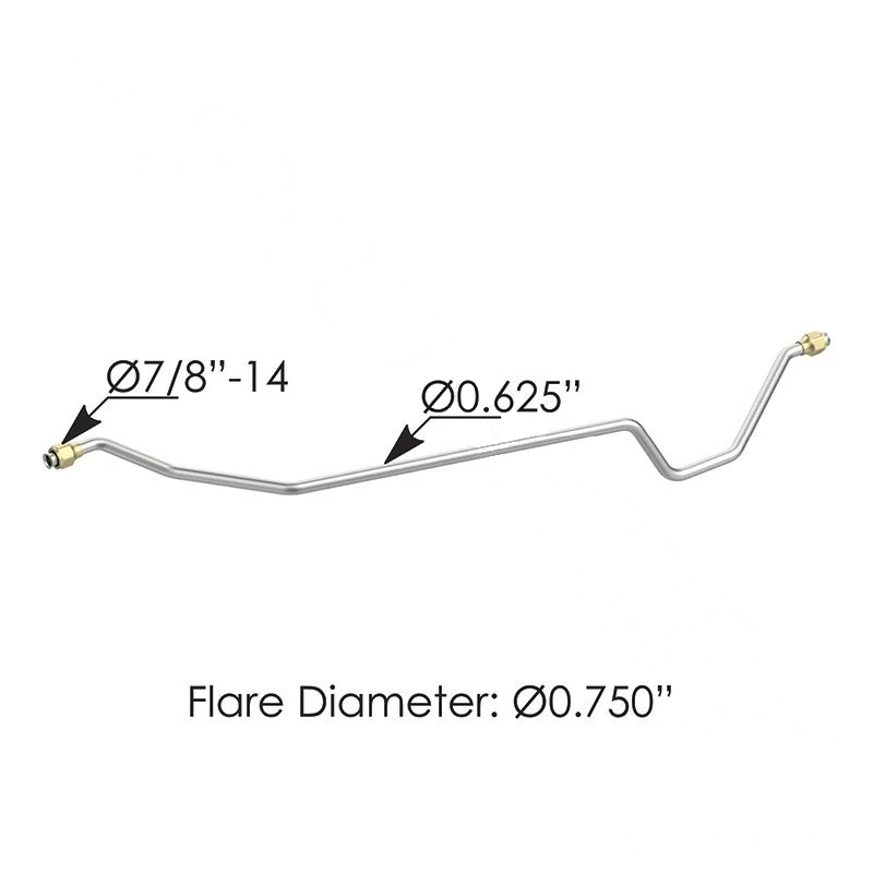 Kenworth T680 / T880, Peterbilt 567 / 579 / 589 (2017-2025) Cummins X15 Air Compressor Discharge Tube Automann - 561.75080