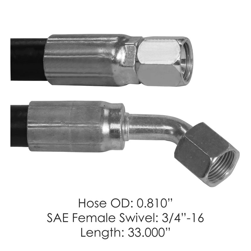 Freightliner Cascadia P4 (2018-2025) 33in Power Steering Hose Automann - 561.46433