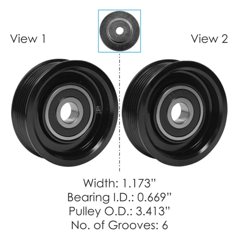 Universal Belt Tensioner Pulley Dayco - 89120