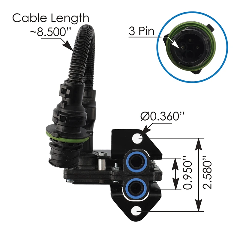 Volvo EGR Pressure Sensor Sensata - 577.96517OE