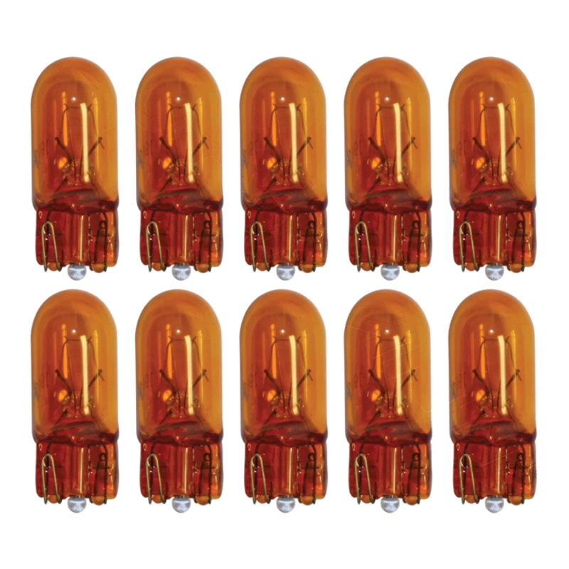 Universal Miniature Bulb 194NA Amber 10pk Automann - 571.LB194NA