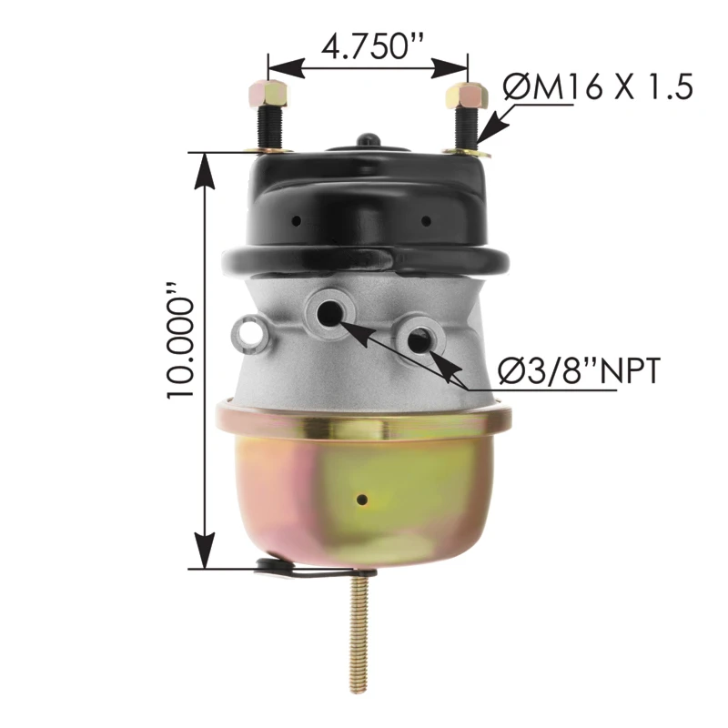 Disc Brake Chamber Type 20/24 2.5in Stroke Automann - 179.SB2024DB