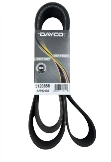 Universal HD Poly-V Serpentine Belt 12-Rib (85.83in) Dayco - 5120858