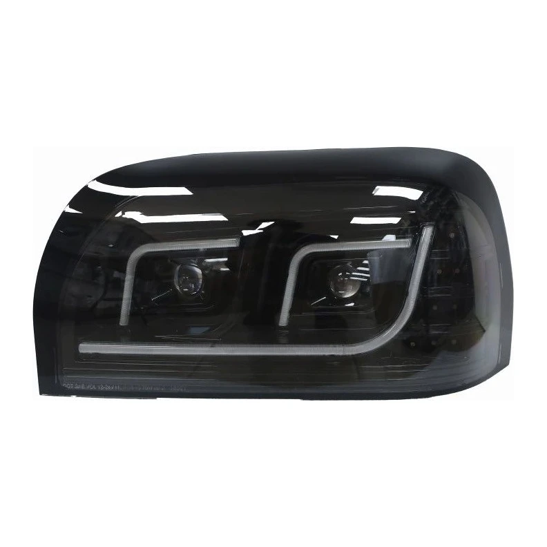 Freightliner Century LED Headlight LH (Black) DTBP - FLH16B-D