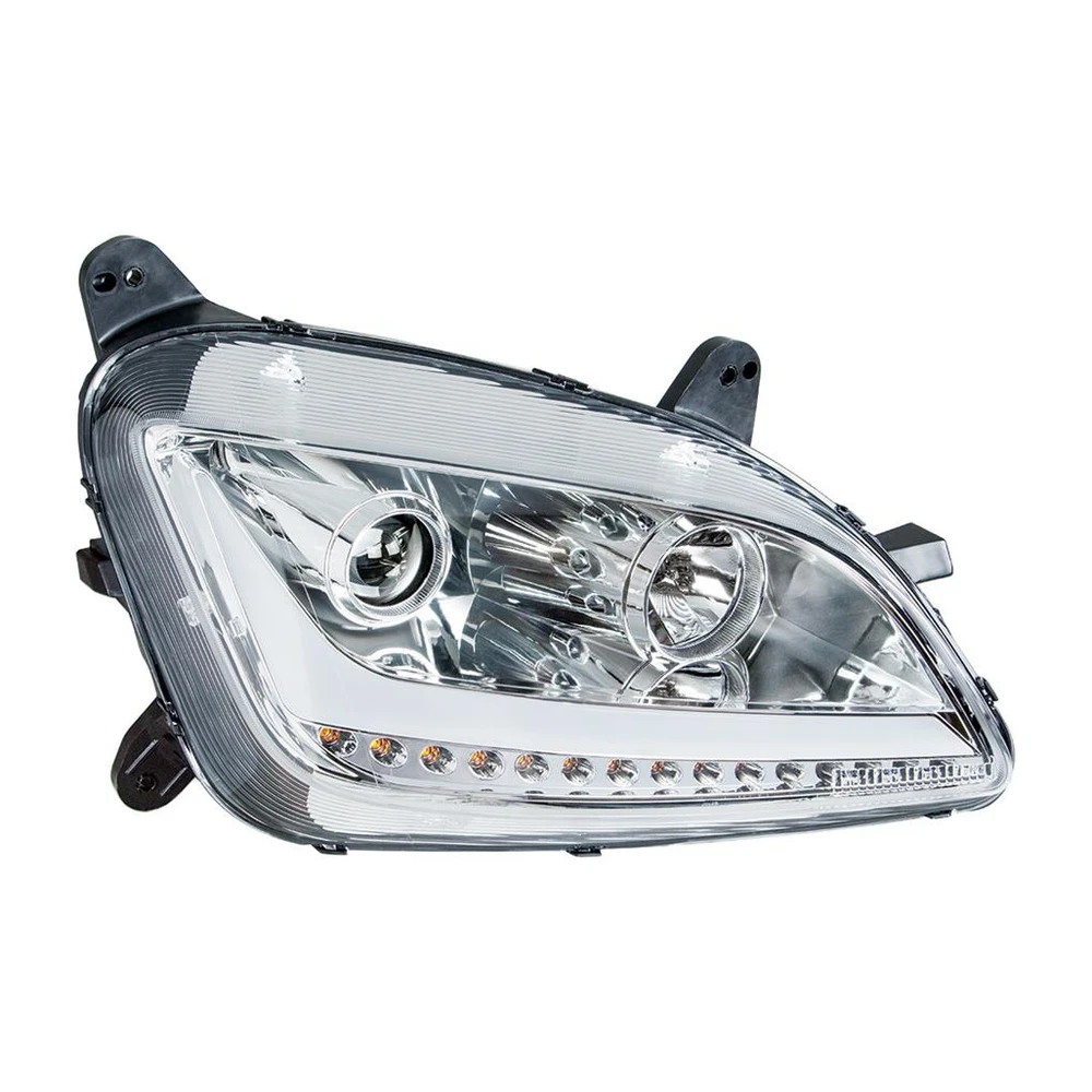 Peterbilt 579 587 LED Headlight Chrome Inner RH DTBP - PLH34-P