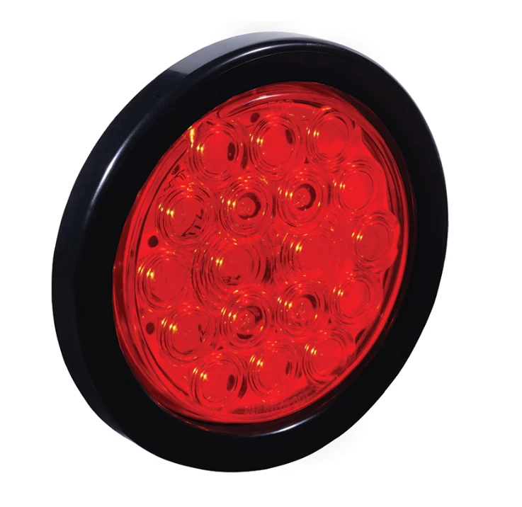 Universal Stop/Tail/Turn Light Kit LED 4in Red 18-Diode Automann - 571.LD40R18-K