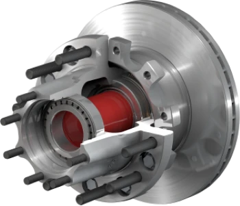 Freightliner Western Star R Drive Aluminum PreSet Hub & 430mm U-Rotor Assembly ConMet - 10083228