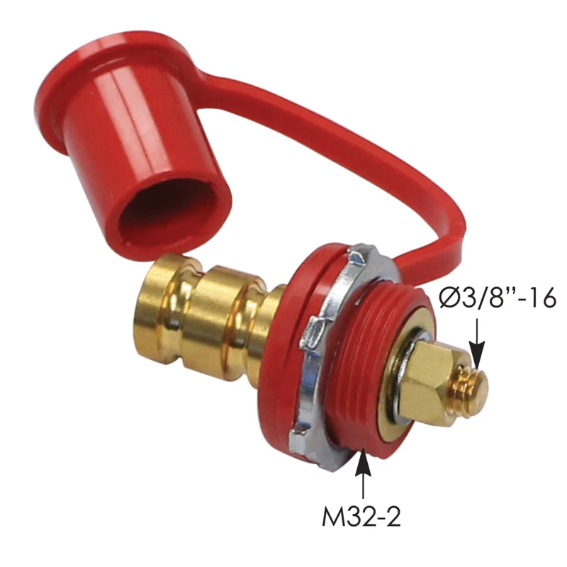 Volvo VNL 670 1996-2019 Battery Jump Terminal Positive (Red Cap) Automann - 178.3035P