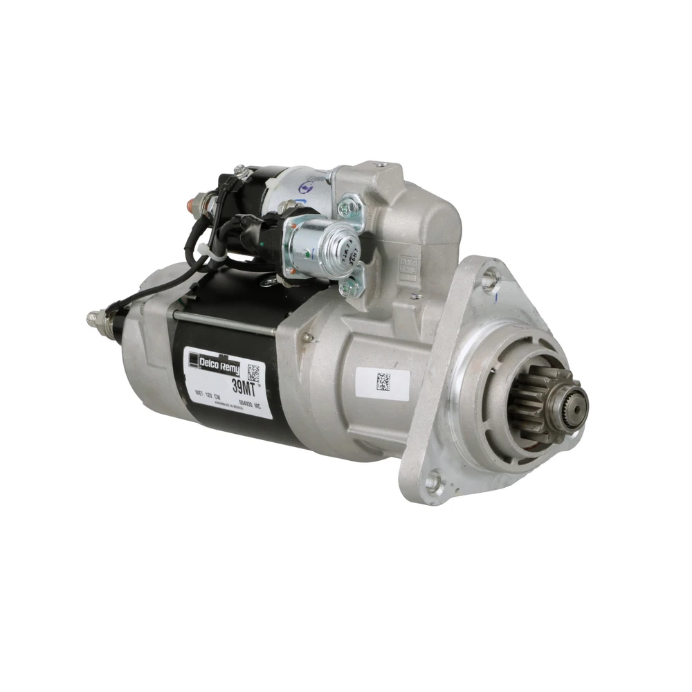 Volvo 12V 39MT 12-Tooth Coreless Starter Delco Remy - 61011317 — Remanufactured