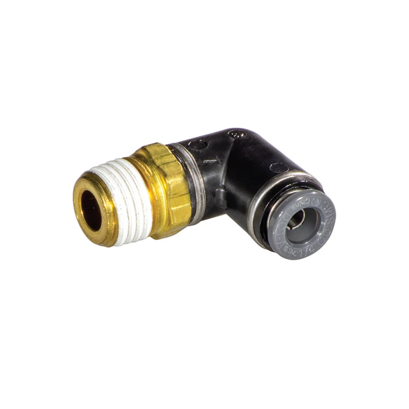 Male Elbow 90 Degree PLC QWIK-FIT 1/4in Tube x 1/4in NPT Phillips - PHI12-94044