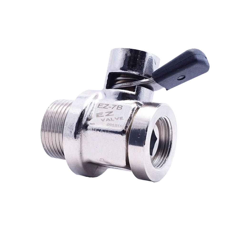 Cummins 6.7L, Mercedes MBE900/MBE4000, Hino Quick Drain Valve 22mm-1.5 EZ Oil Drain Valve - EZ-7B