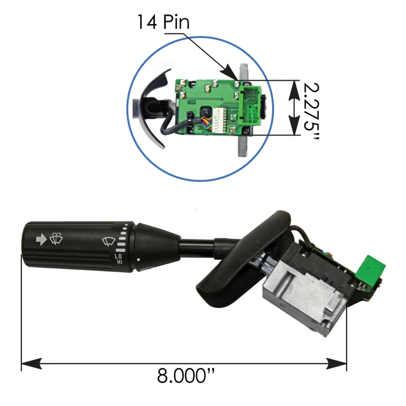 Freightliner Cascadia P3 (2008-2018) Turn Signal Switch Automann - 577.46012