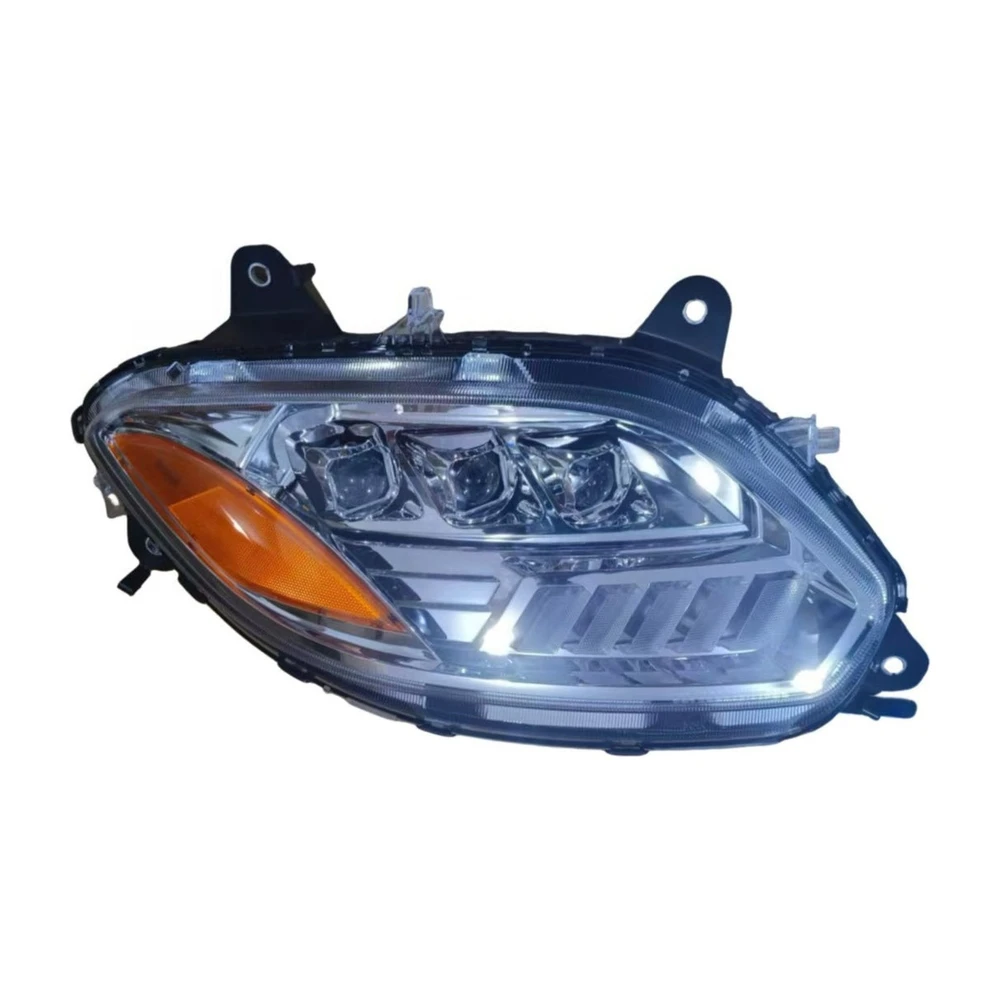 International LT625 Headlight Chrome LED RH DTBP - DTBP-IN-074C RH