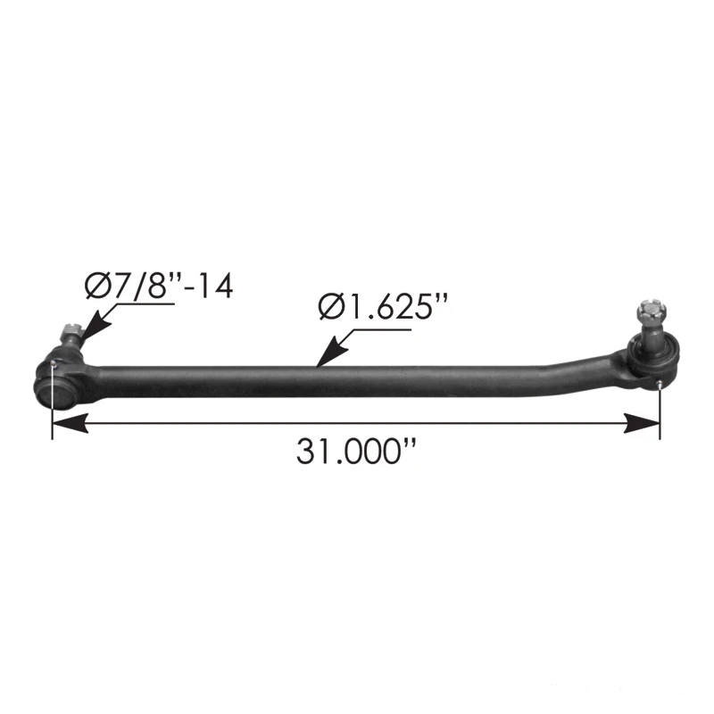 Kenworth T880 Drag Link 31in C-to-C Dual Gear Automann - 463.DS5917