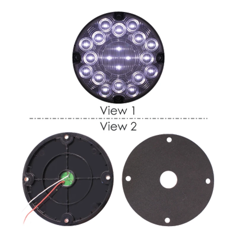 Universal Back-Up Light LED 7in 20-Diode Automann - 571.LD91W20