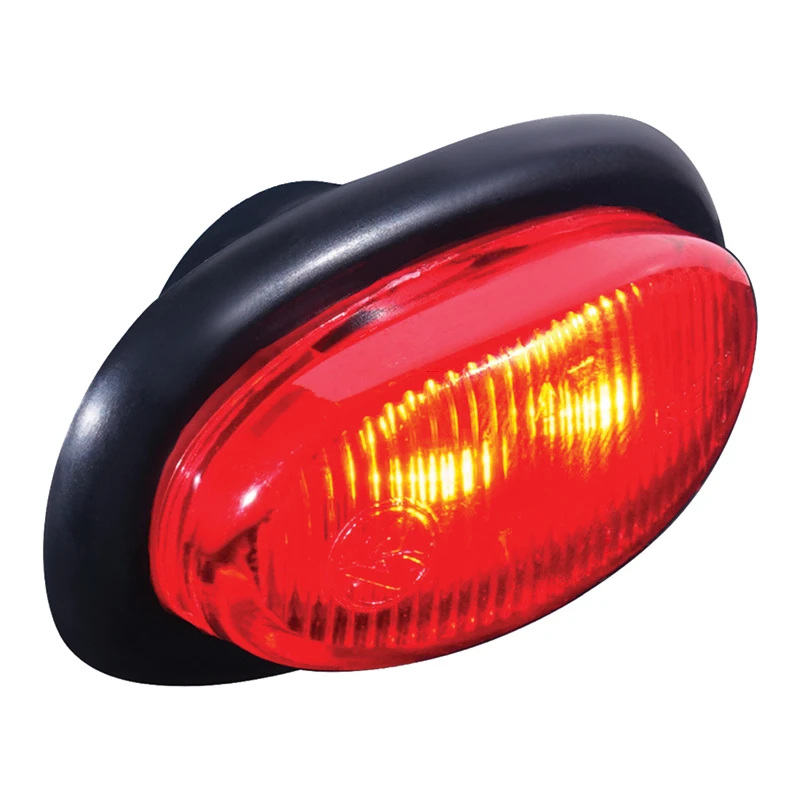 Universal LED Marker Light Mini Oval Red Automann - 571.LD34R2