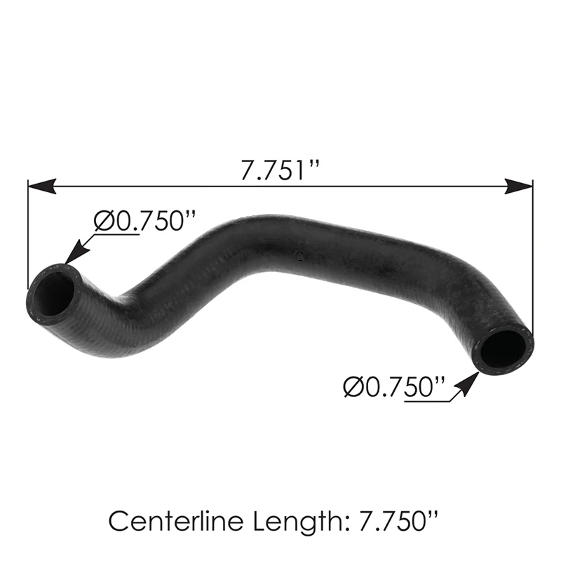 Cascadia P4 (2018-2025) Detroit DD15 Main Supply Heater Hose Automann - 561.46526