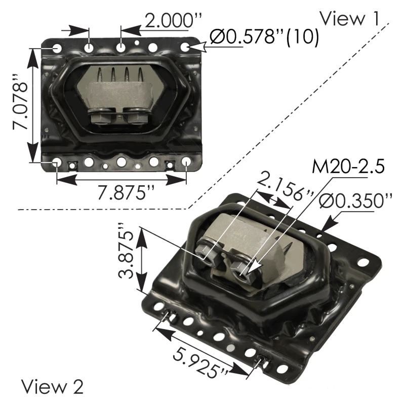 Volvo Rear Engine Mount - MV27034