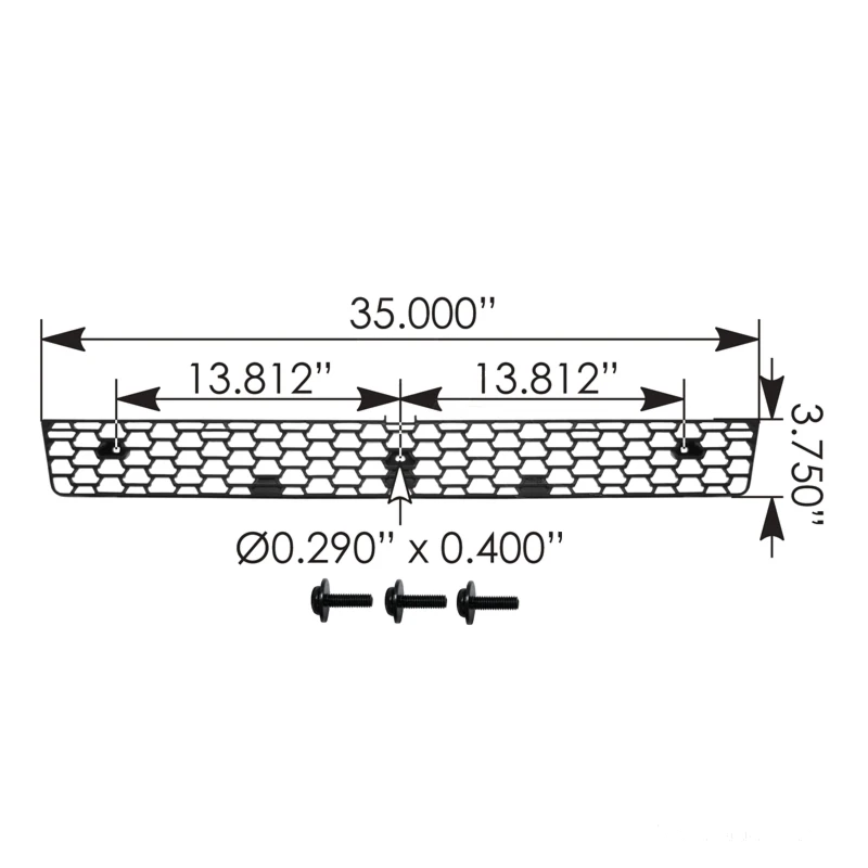 Cascadia P4 (2018-2025) Front Bumper Upper Grille Automann - 564.46378