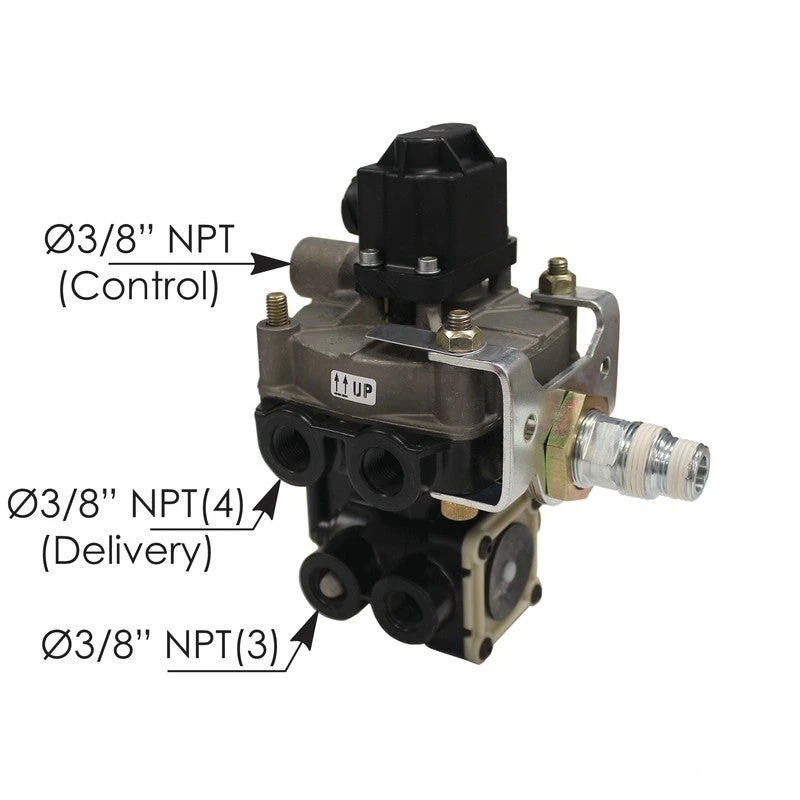 Multi-Axle Trailer 4-Port FFABS ABS Valve, Spring-Brake Priority Haldex - 170.AL430624
