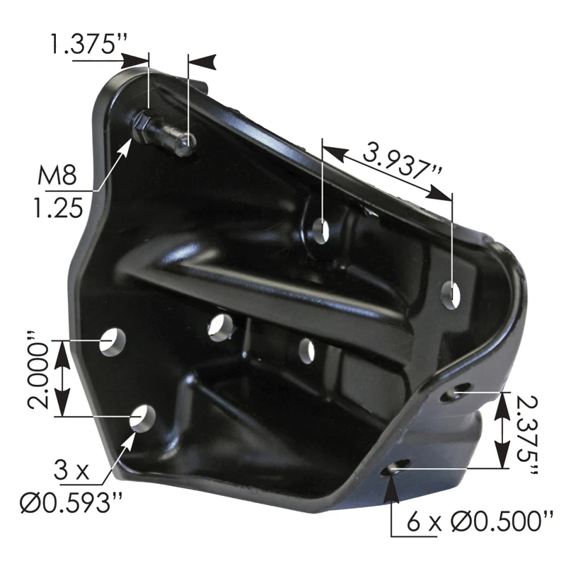 Cascadia P3 (2008-2018) Bumper Support LH Automann - 564.46697