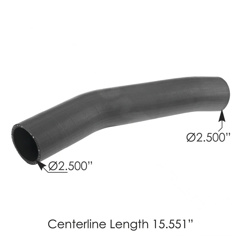 Cascadia P3 (2008-2018) Upper Coolant Hose (ISX, Long End to Radiator) Automann - 561.46789