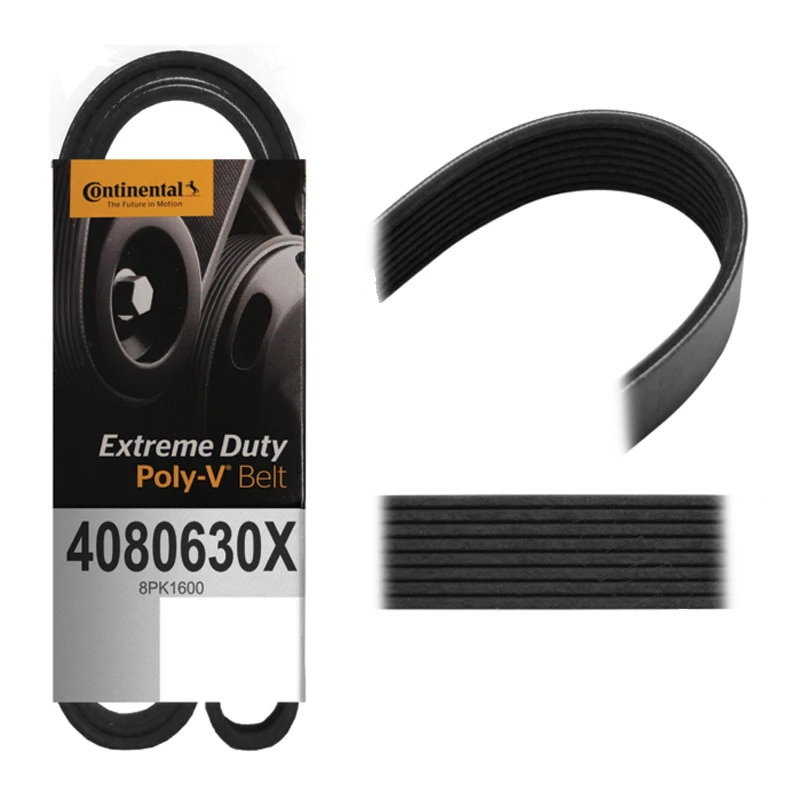Mack Granite CHU CXU GU MR (2006-2016) Poly-V Serpentine Belt (Alt/AC, Volvo D13) Continental - 815.4080630X