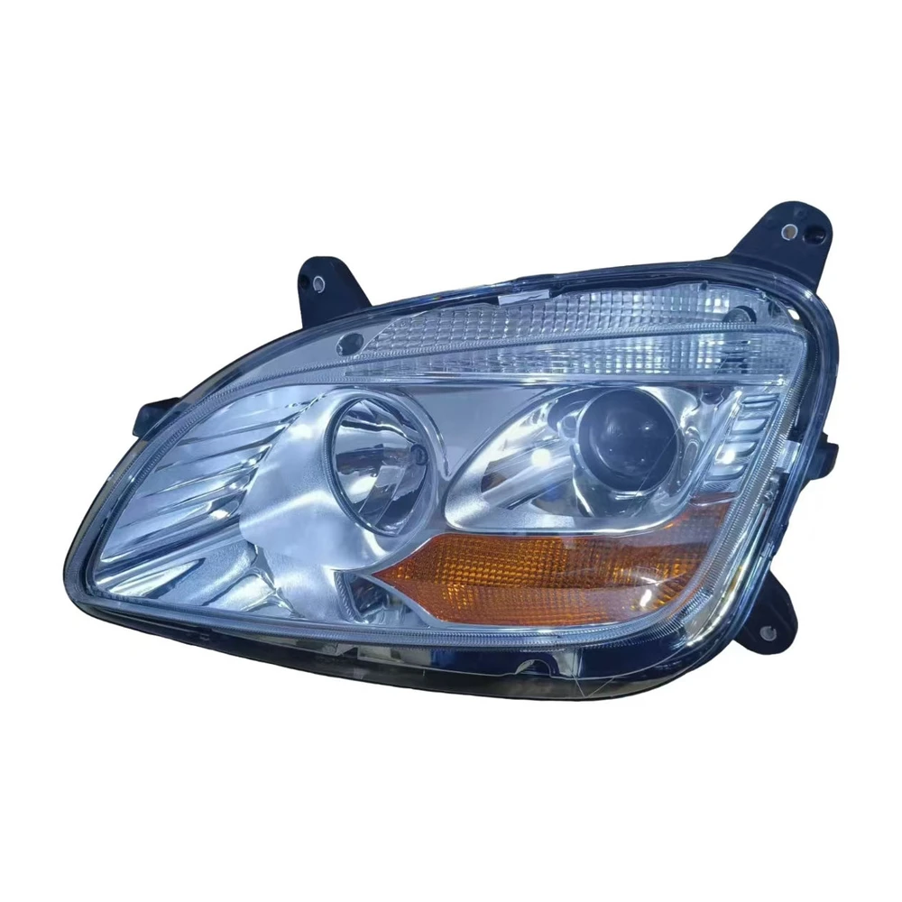 Peterbilt 579 Headlight Halogen Chrome LH DTBP - DTBP-PE-017A L