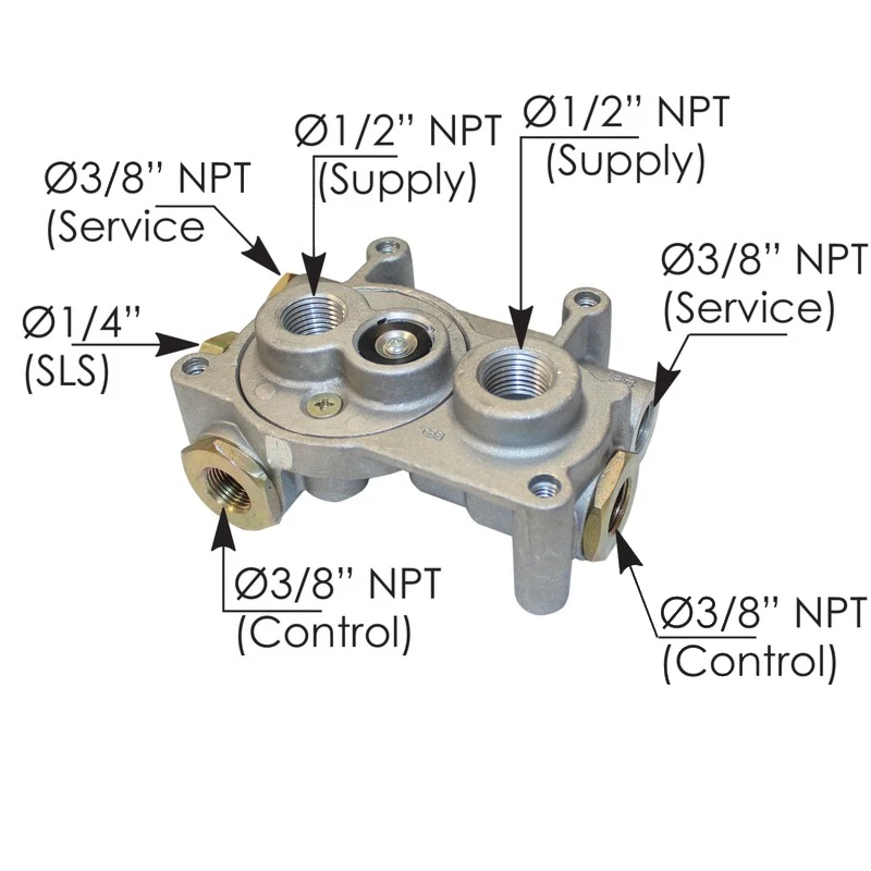 Volvo TP5 Type Tractor Protection Valve Automann - 170.288605