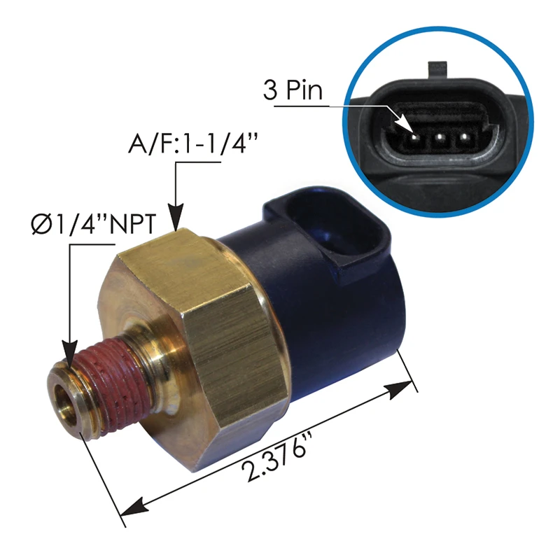 Detroit Diesel Series 60 Oil Pressure Sensor Automann - 577.23509