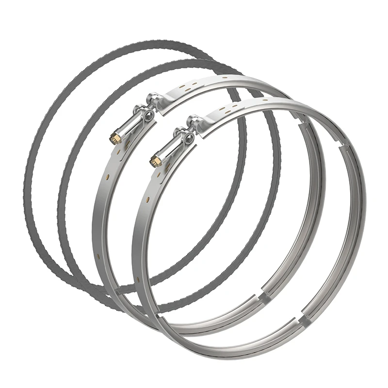 Cummins ISM/ISX12/ISX15 12.5in DPF V-Band Clamp & Gasket Kit Automann - 561.291338K2