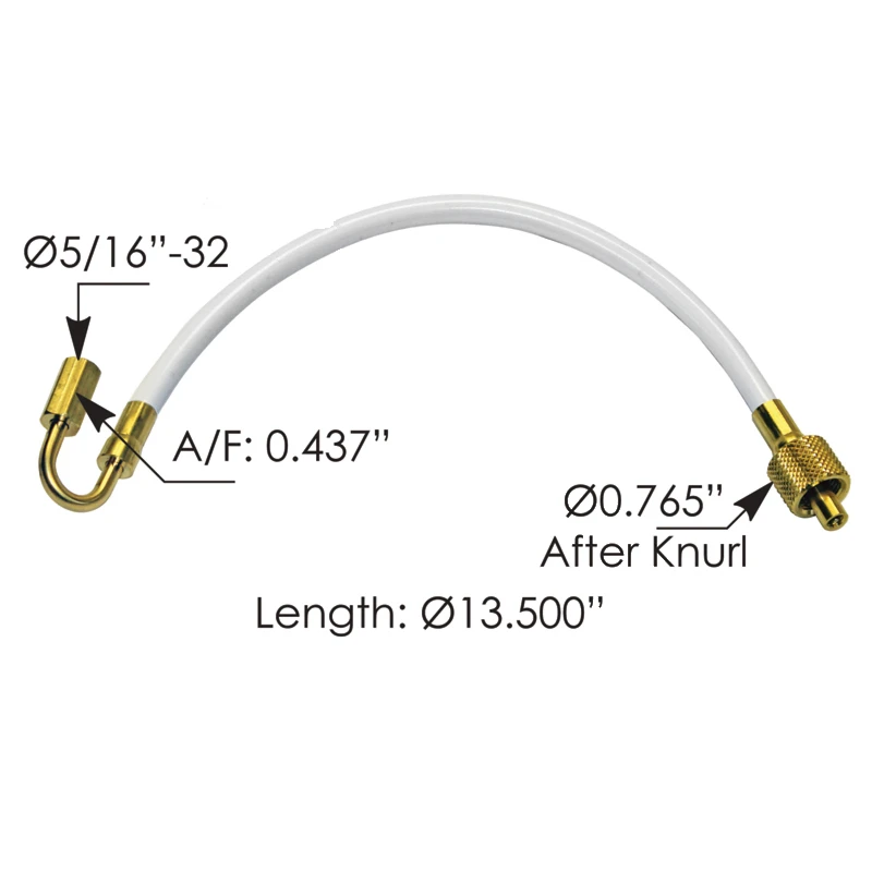 Universal Tire Inflation Flex Hose Outside Tire 13.5in Meritor - 177.T63001OE