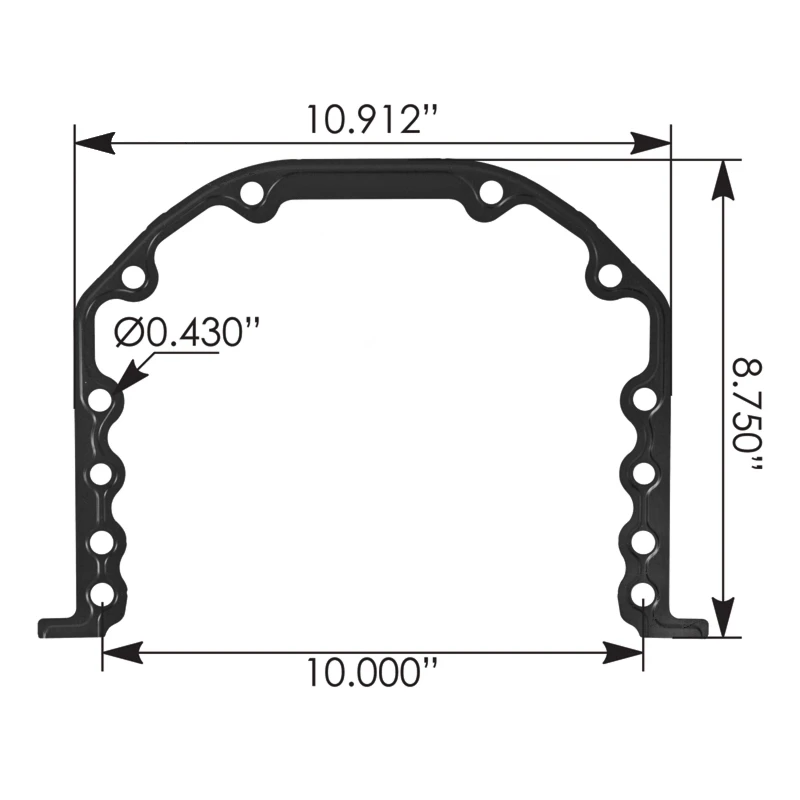 Detroit DD13/DD15 Crankshaft Cover Gasket Automann - M23380