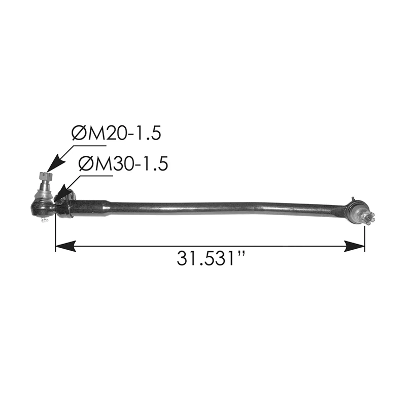 Volvo Drag Link 33.000in C to C - 463.DS9622