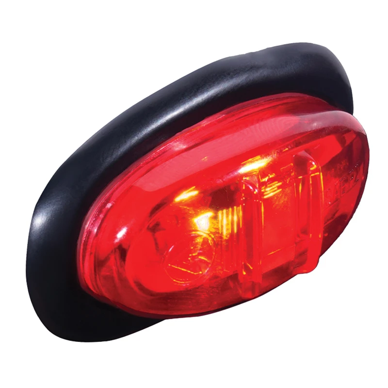 Universal LED Marker Light Mini Oval Red Automann - 571.LD341R2