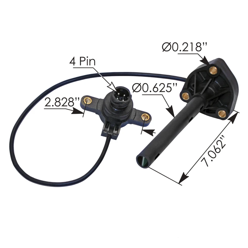 Mack MP8 / Volvo D13 4-Pin Oil Level Sensor Automann - 577.96518