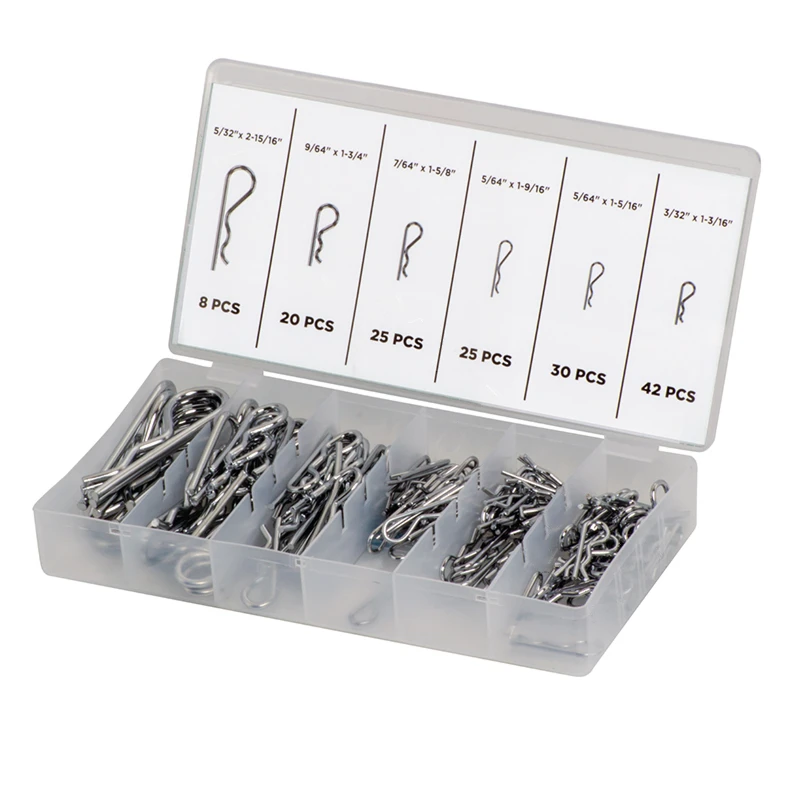 Universal Hairpin Cotter Clip Assortment Kit 150pc Automann - 562.HK150HP