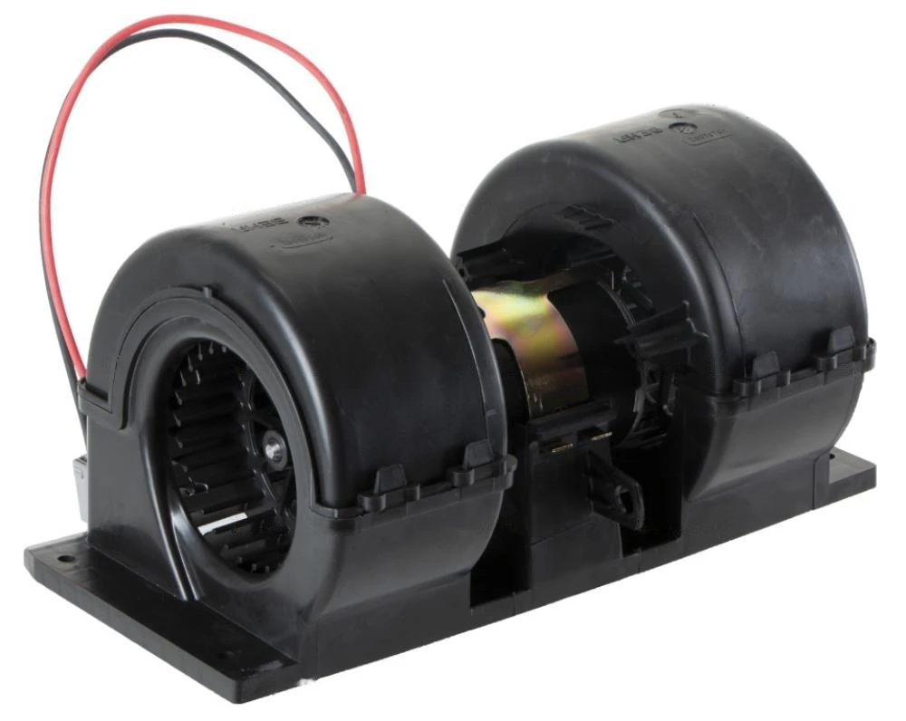 Volvo HVAC Blower Motor with Wheel 12V Double-Shaft Everco HD - 935099