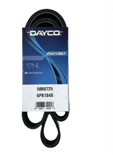 Universal Serpentine Poly-V Belt (6-Rib, 72-1/2in) Dayco - 5060725
