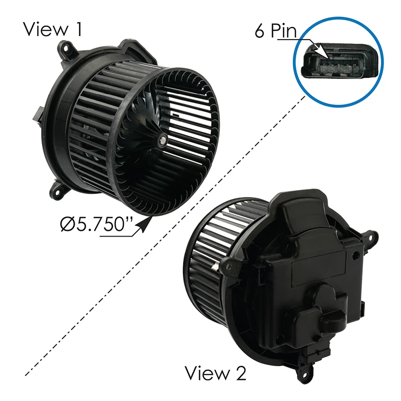 Freightliner Cascadia P3 (2008-2018) / M2 HVAC Blower Motor Automann - 830.21213