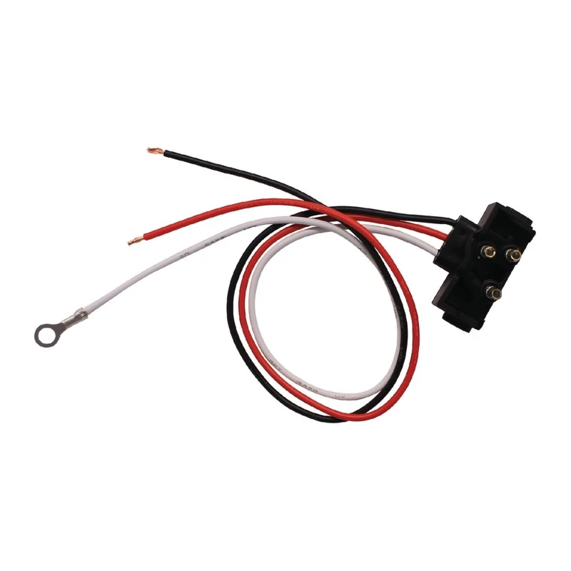 Universal 3-Wire Pigtail Light Connector (Right-Angle PL-3, 12in Leads) Automann - 571.PT113