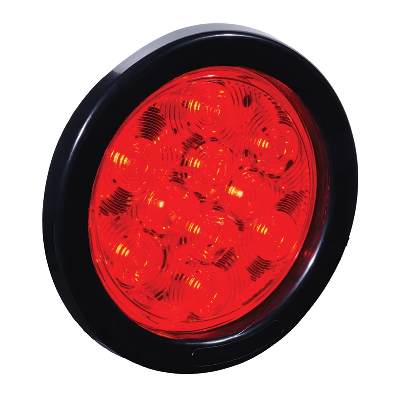 Universal Stop/Tail/Turn Light Kit LED 4in Red 10-Diode Automann - 571.LD40R10-1K