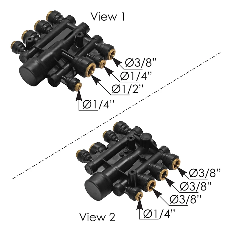 Volvo/Mack Air PPV Manifold 2010-Up OEM Norgren - 170.1022OE