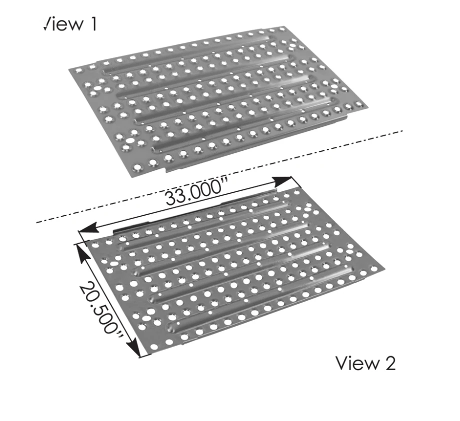 Volvo VNL (2004-Up) Deck Plate 20.5in x 33in Aluminum Low Profile Automann - 562.P20X33A